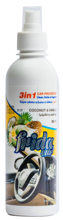 Frida 3 In 1 Car Protectant with Coconut And Vanilla Scent - 300ml